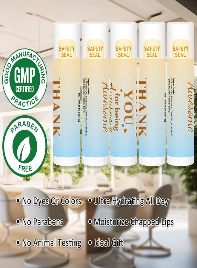 DMSKY Appreciation Gifts 60 Pcs Lip Balm Bulk, Staff Appreciation Gifts Bulk Thank You Gifts Bulk for Coworkers Teacher Worker Employee Leaving Farewell Gifts - Image 4